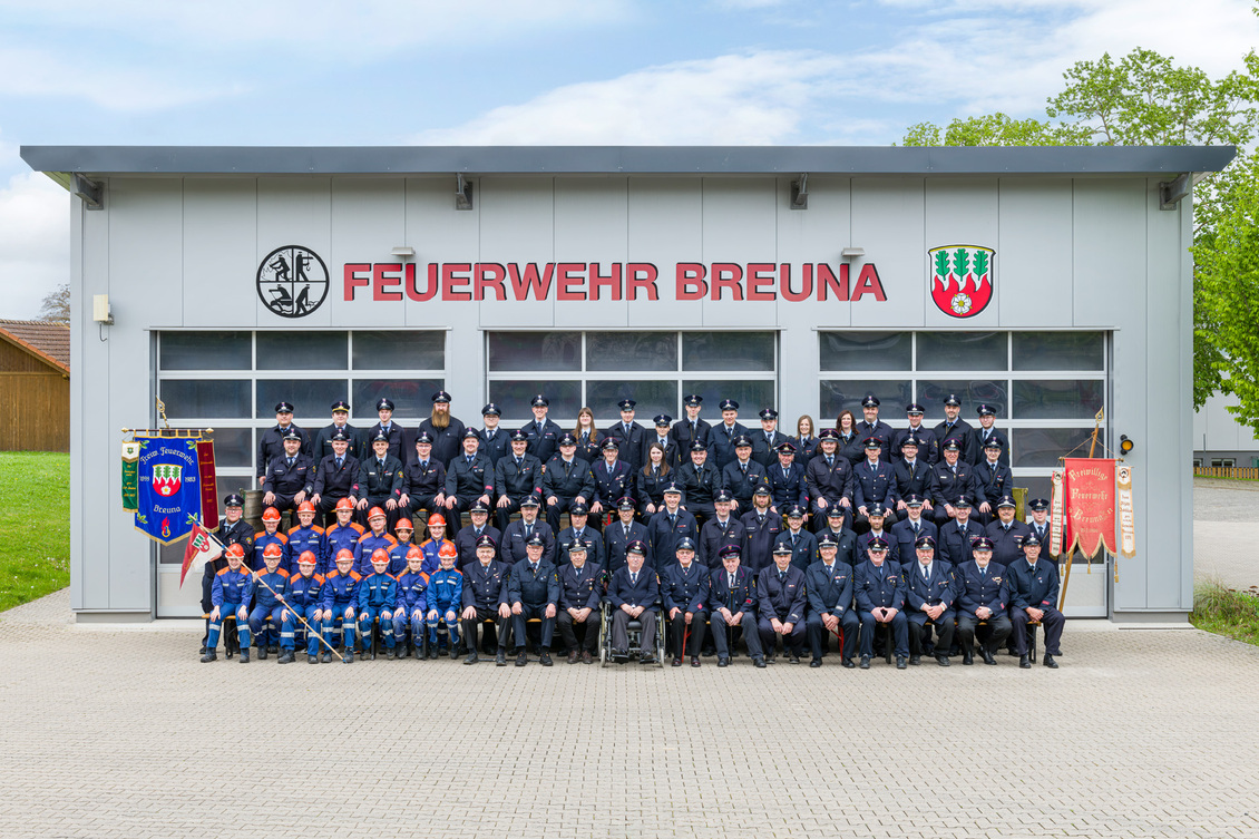 Die gesamte Wehr 2024 (Foto: Jens Distelberg)